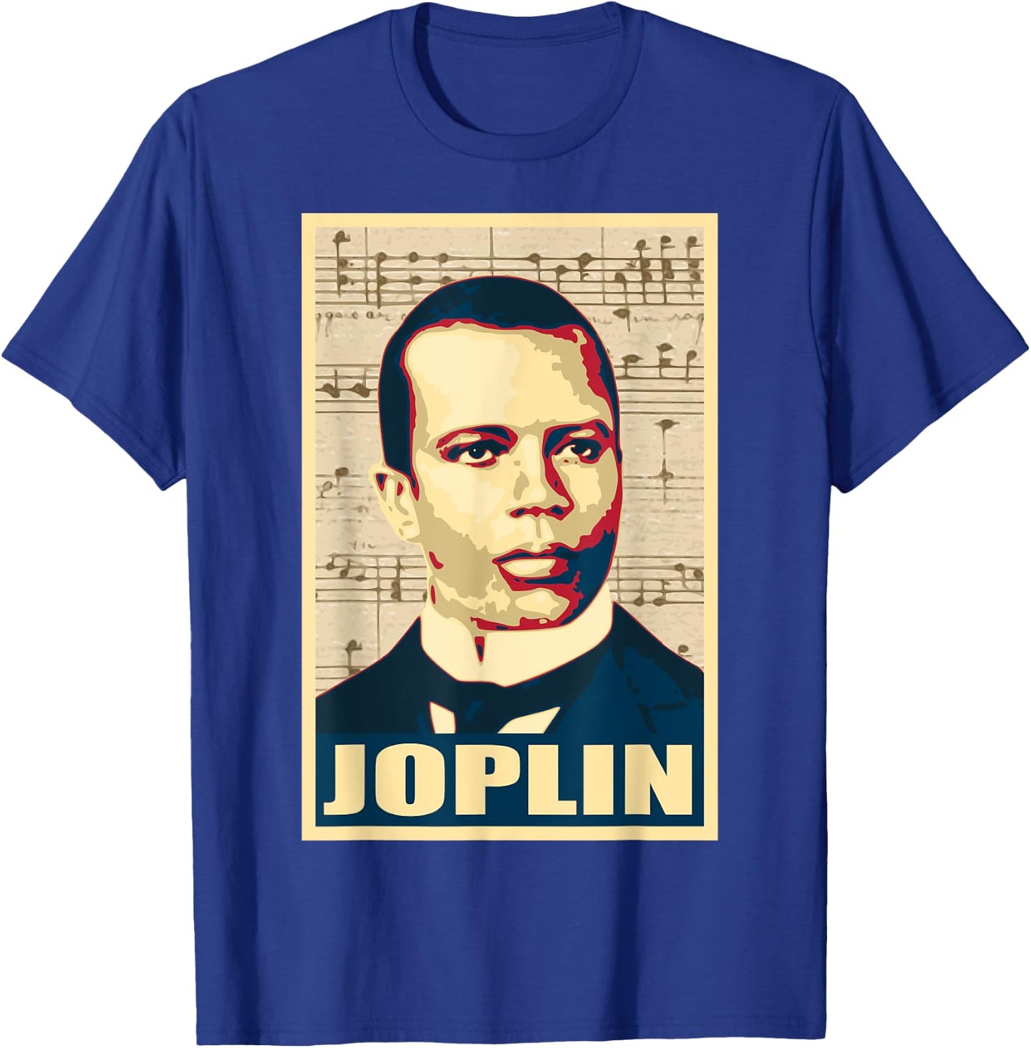 Scott Joplin Classical Music Composer Black History Month T-Shirt - T-Shirt | Royal