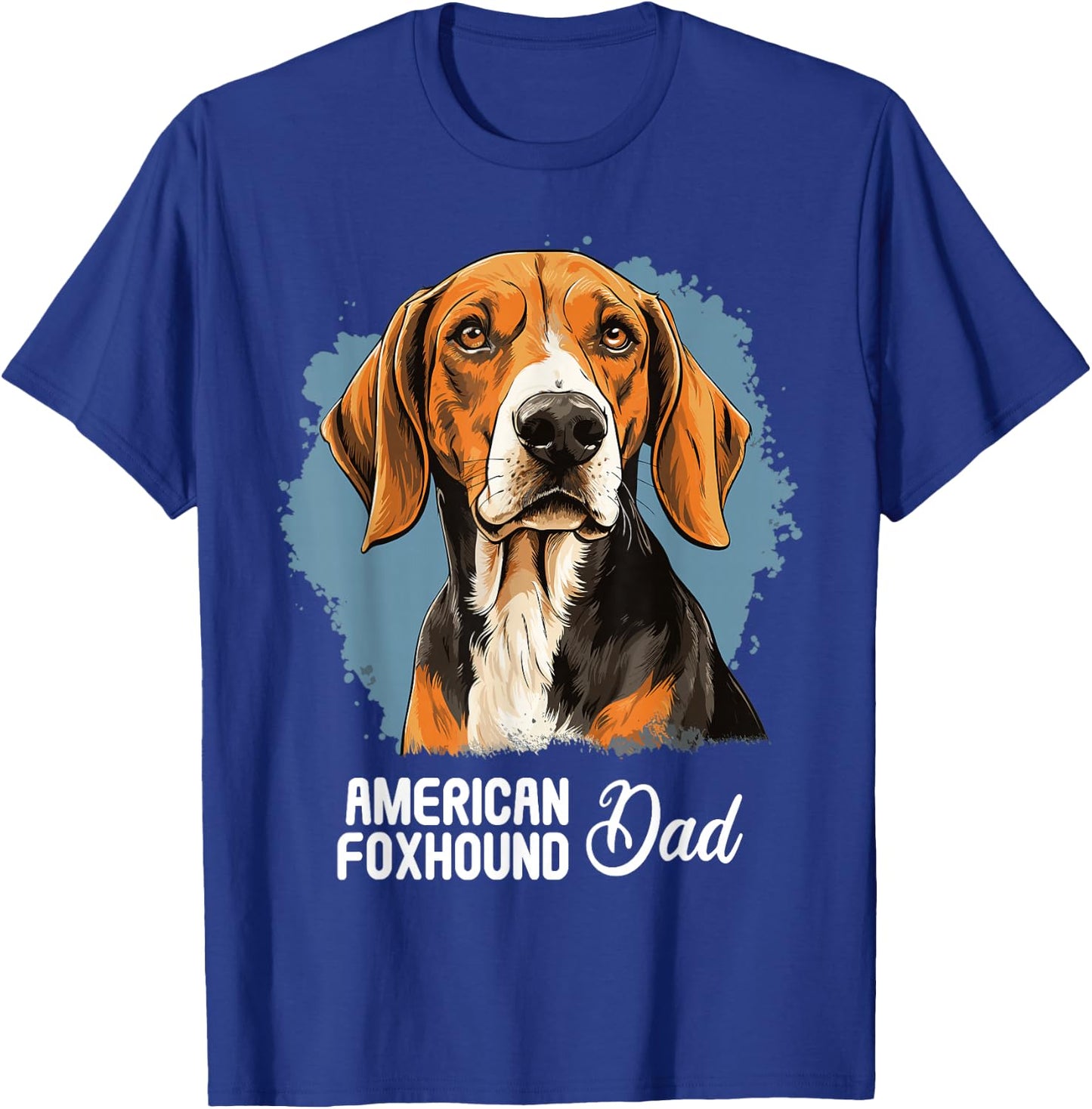 American Foxhound Dad Dog American Foxhound T-Shirt - T-Shirt | Royal