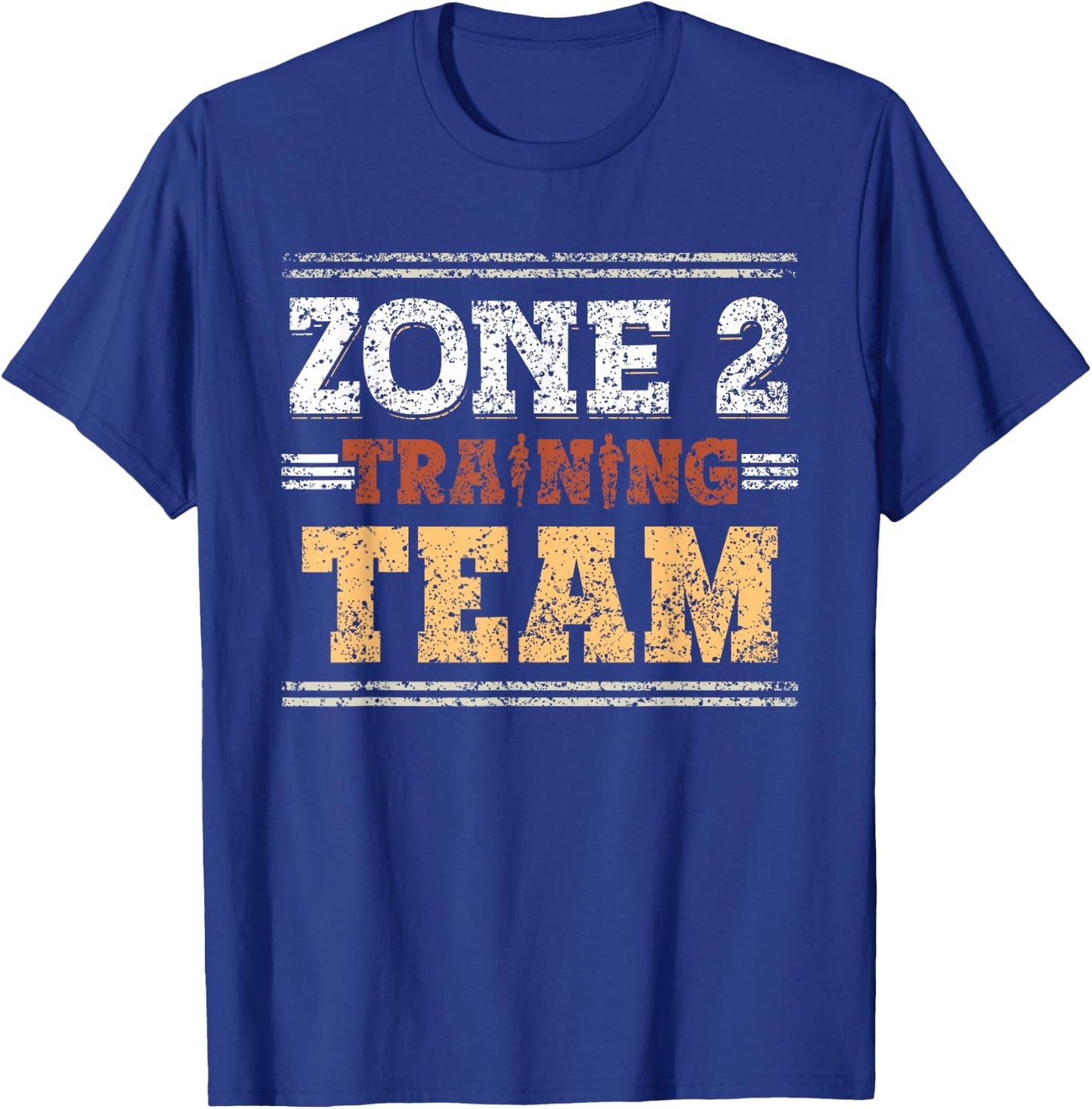 Zone 2 Training Team Fitness Cardio Sport Zone 2 T-Shirt - T-Shirt | Royal