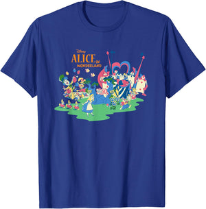 Disney Alice in Wonderland Characters T-Shirt - T-Shirt | Royal