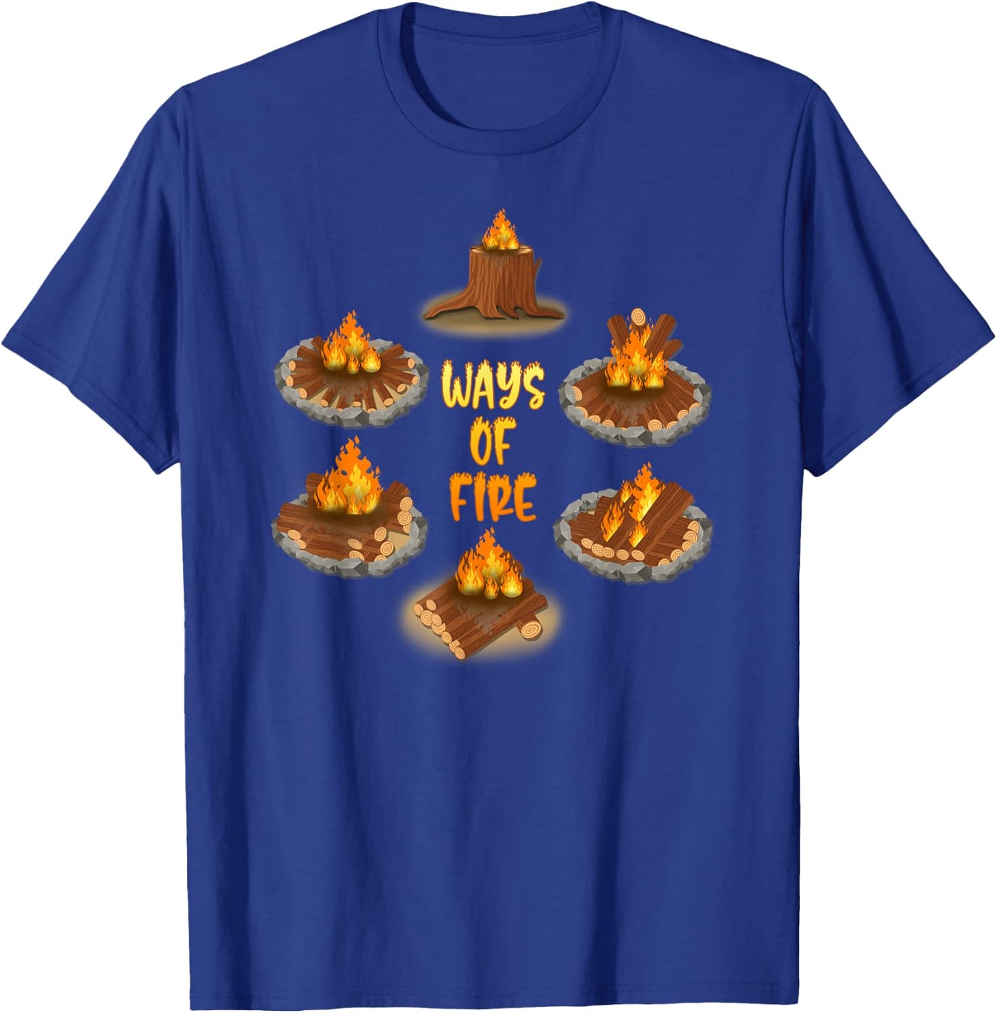 The different Way of Campfire Scouting T-Shirt - T-Shirt | Royal