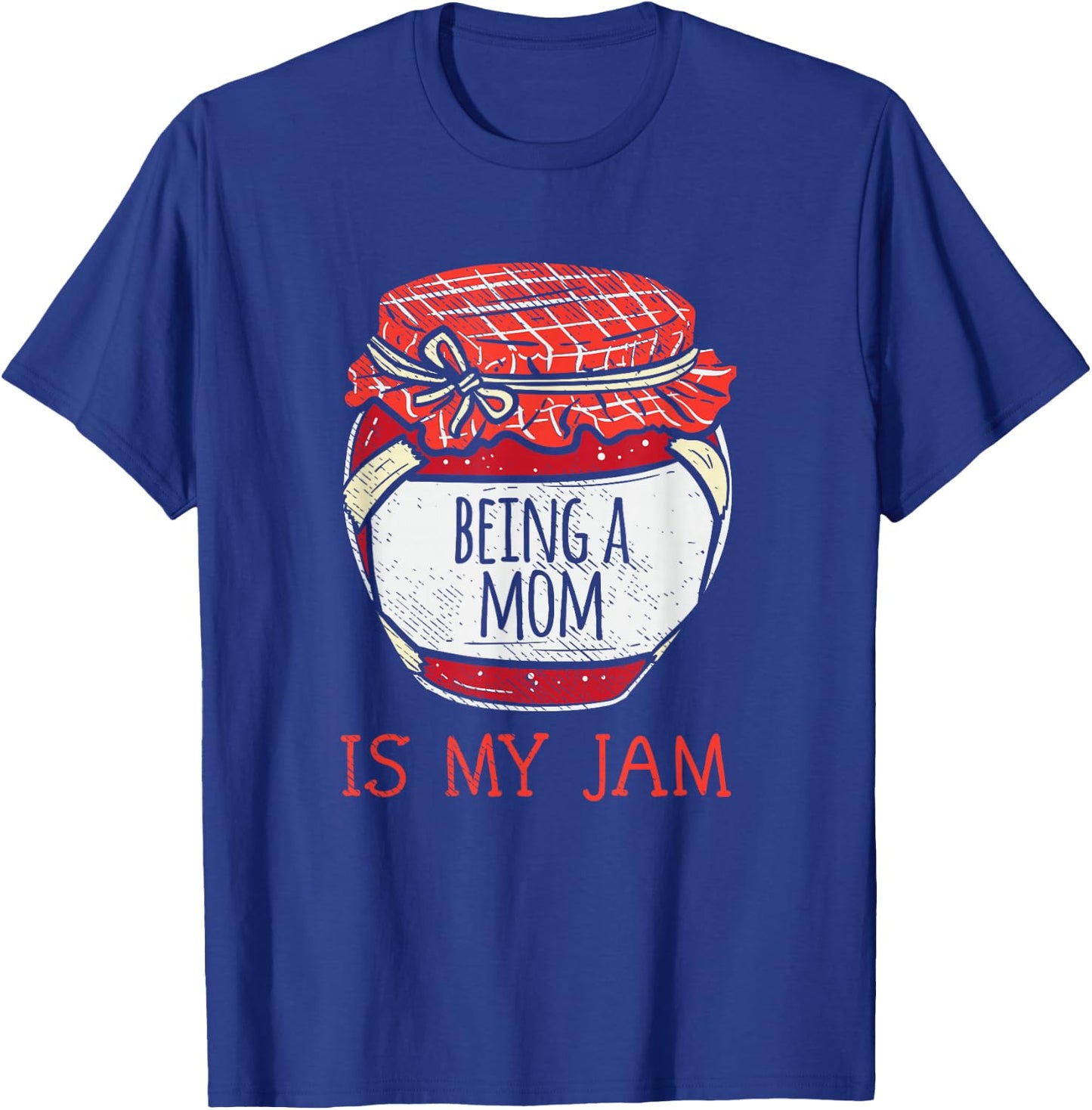 Fun Cute Mother Humor Saying | Funny Being A Mom T-Shirt - T-Shirt | Royal