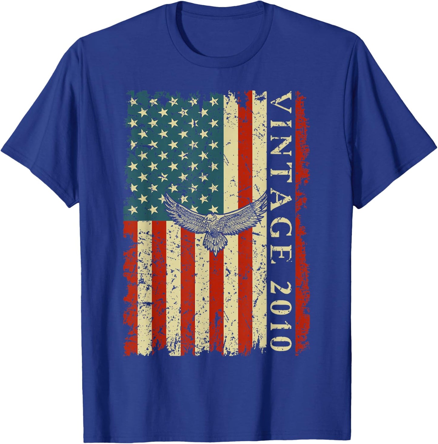 Born in 2010 15 Yr Old Birthday For Granddaughter Grandson T-Shirt - T-Shirt | Royal