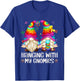 Hippie Gnome For Summer Vacation For Hanging With My Gnomies T-Shirt - T-Shirt | Royal