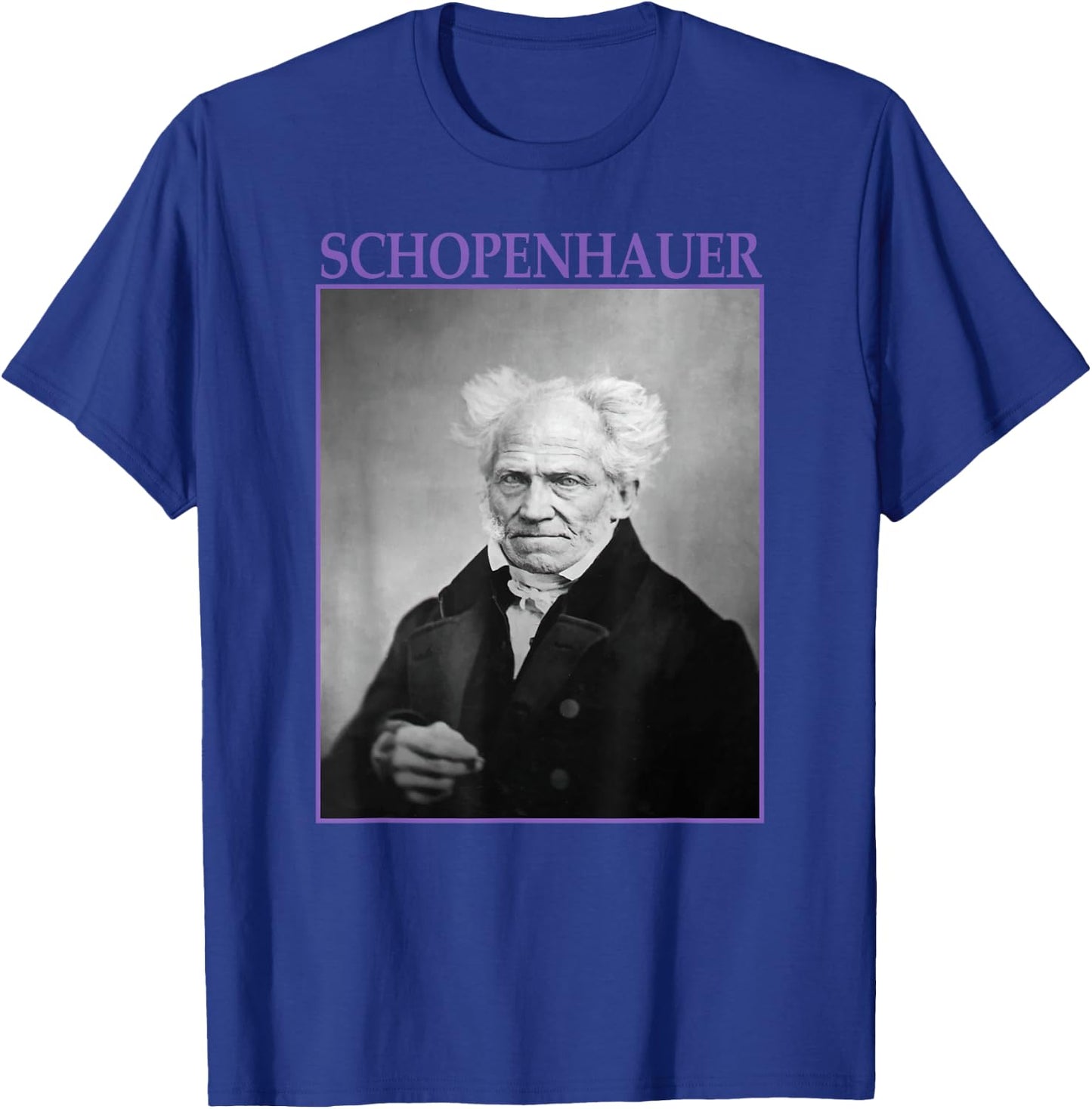 Arthur Schopenhauer Philosophy German Philosopher T-Shirt - T-Shirt | Royal