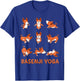 Basenji Yoga shirt Basenji Yoga Pose Meditation T-Shirt - T-Shirt | Royal