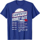 Carpenter Hourly Rate Funny Woodworking Men Labor Rates T-Shirt - T-Shirt | Royal