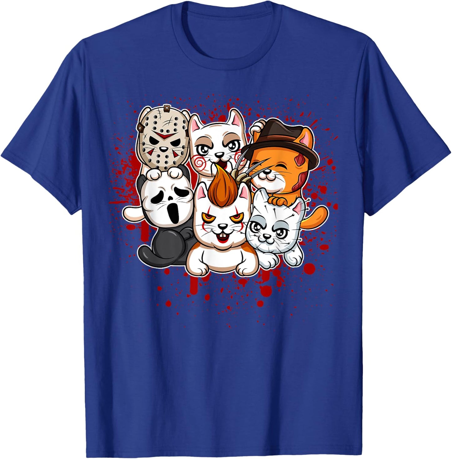 My Little Horror Crew - Halloween Cats Women T-Shirt - T-Shirt | Royal