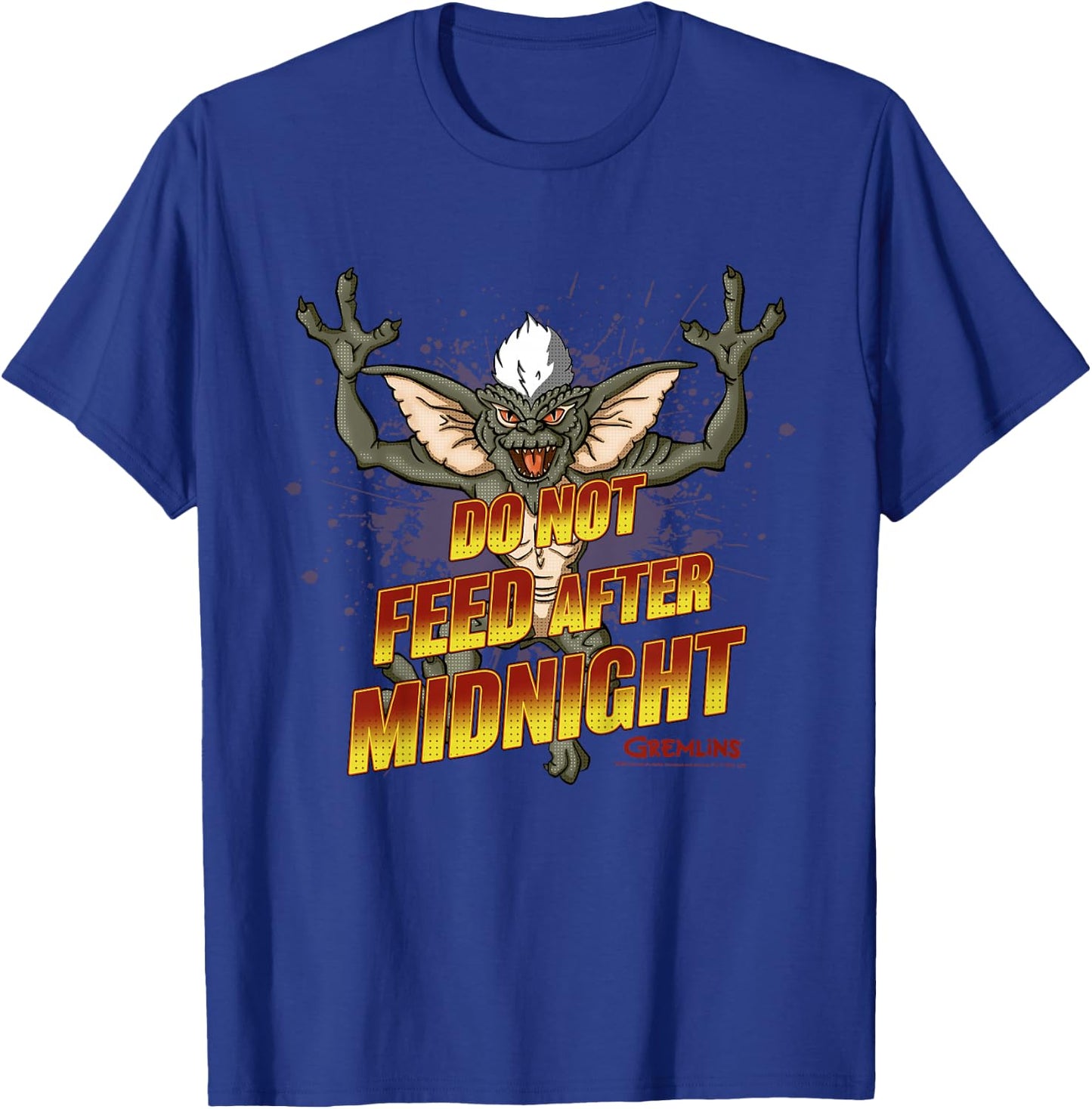 Kids Gremlins Stripe Do Not Feed After Midnight T-Shirt - T-Shirt | Royal