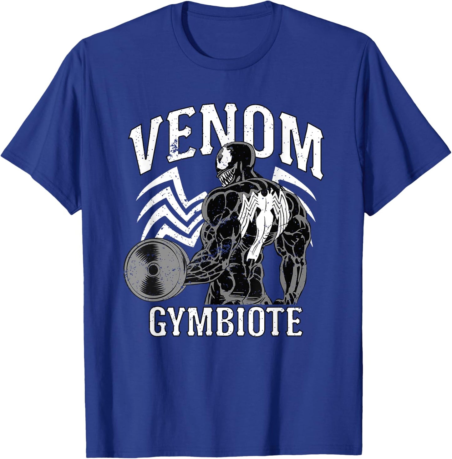Marvel Venom Gymbiote Workout Small T-Shirt - T-Shirt | Royal