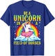 Be A Unicorn In A Field Of Horses Ballerina Unicorn Girl T-Shirt - T-Shirt | Royal