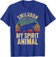 Smilodon Is My Spirit Animal Saber Tooth Tiger Lovers T-Shirt - T-Shirt | Royal