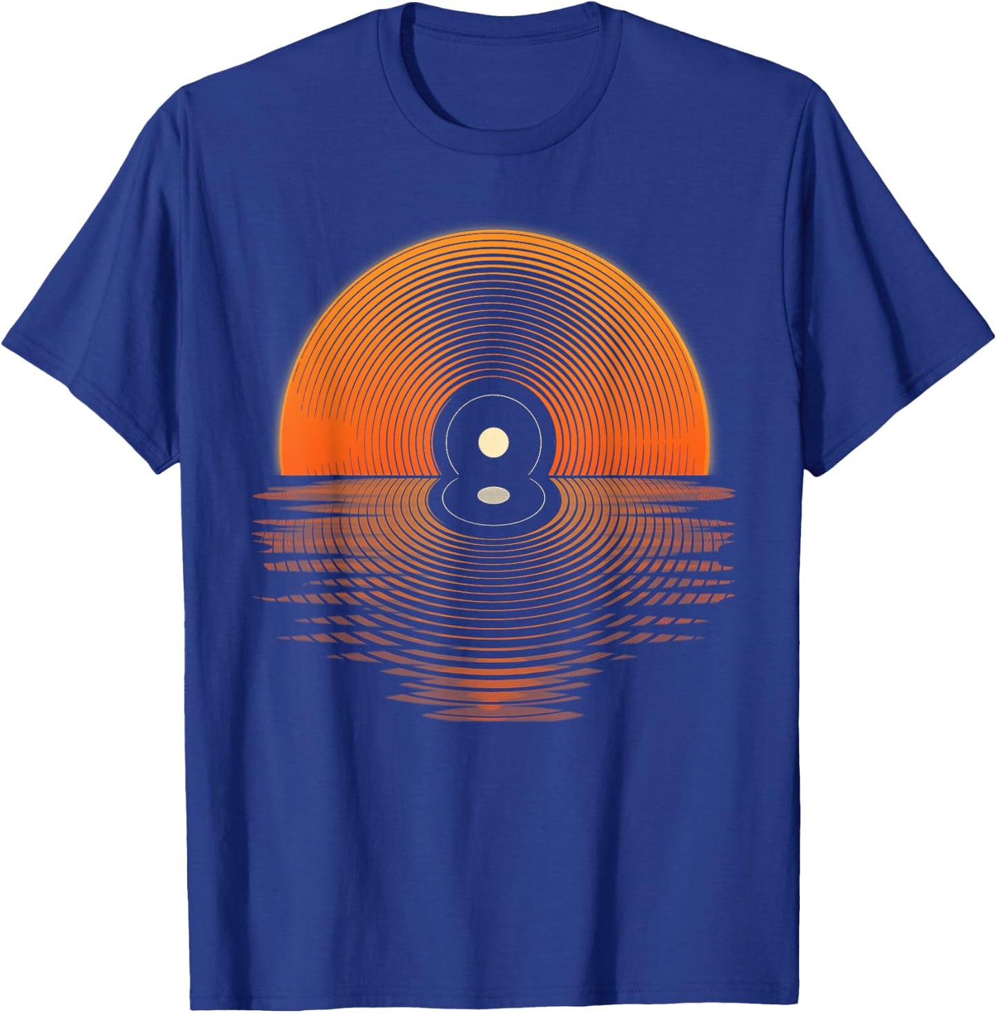 Funny Vinyl Record Art Women Disc Jockey Vinyl Lover T-Shirt - T-Shirt | Royal