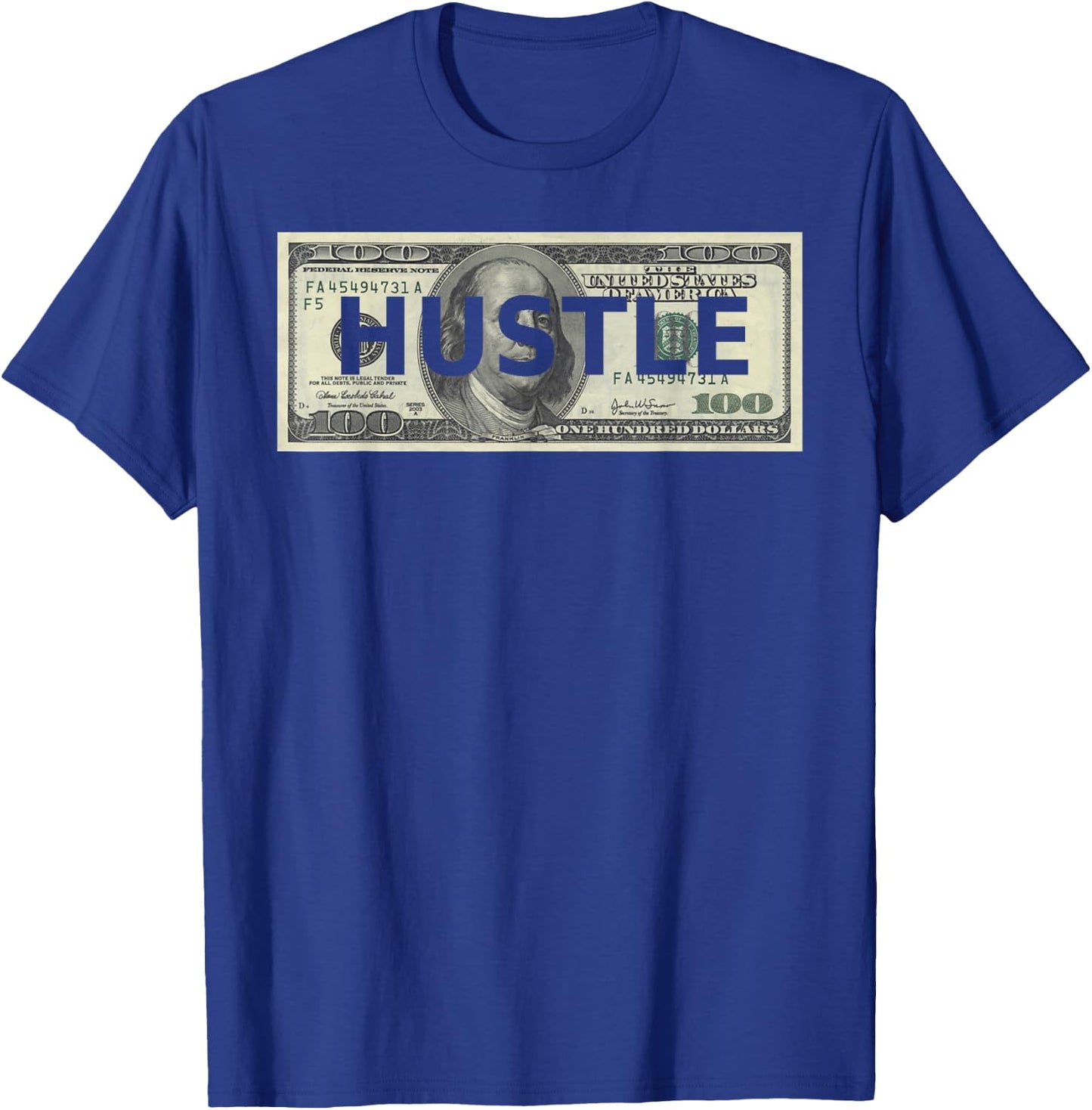 Dollar Hustle Money Hustler Freelance T-Shirt - T-Shirt | Royal