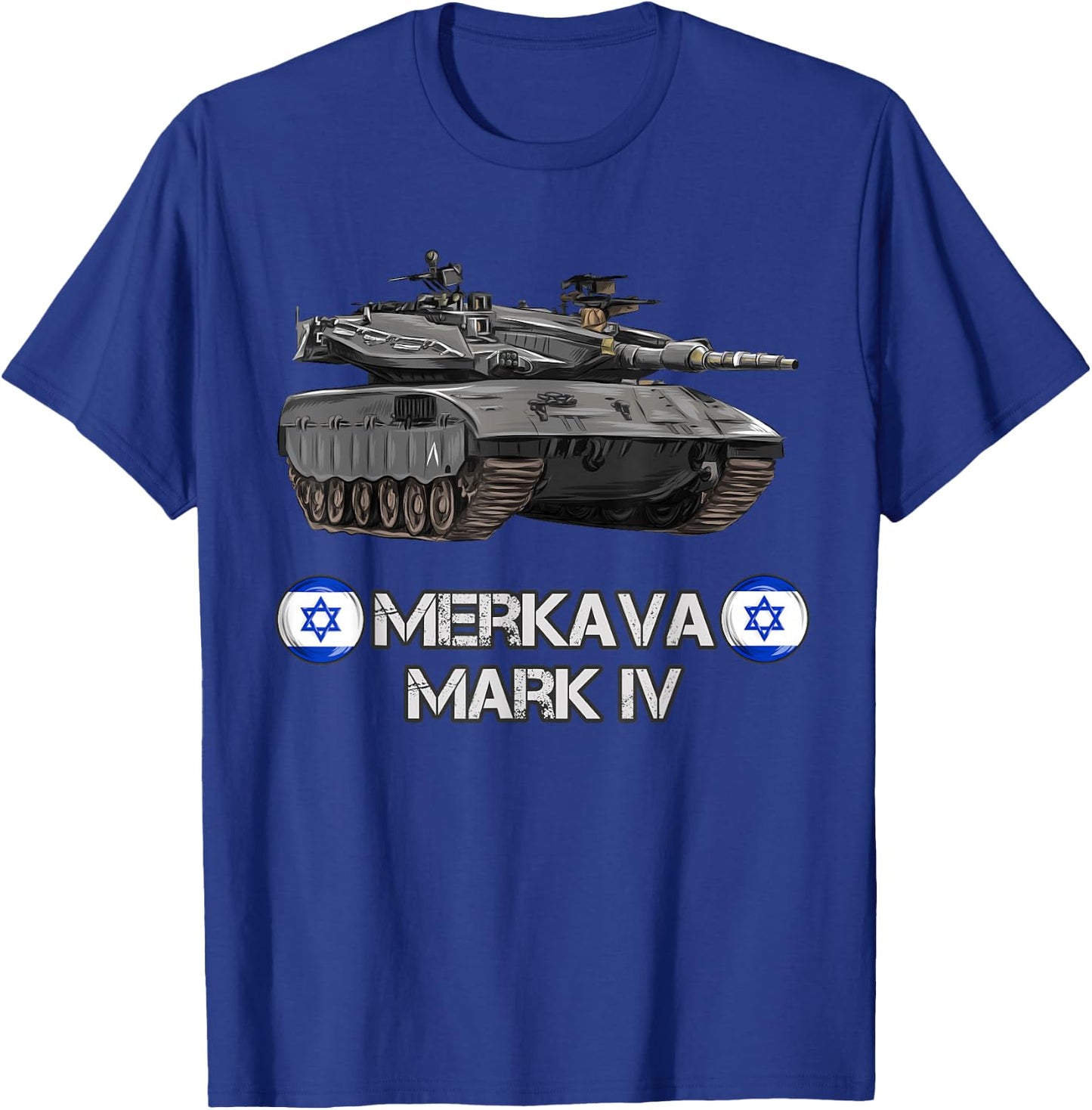 Israel Army Merkava Mark 4 Main Battle Tank gift T-Shirt - T-Shirt | Royal