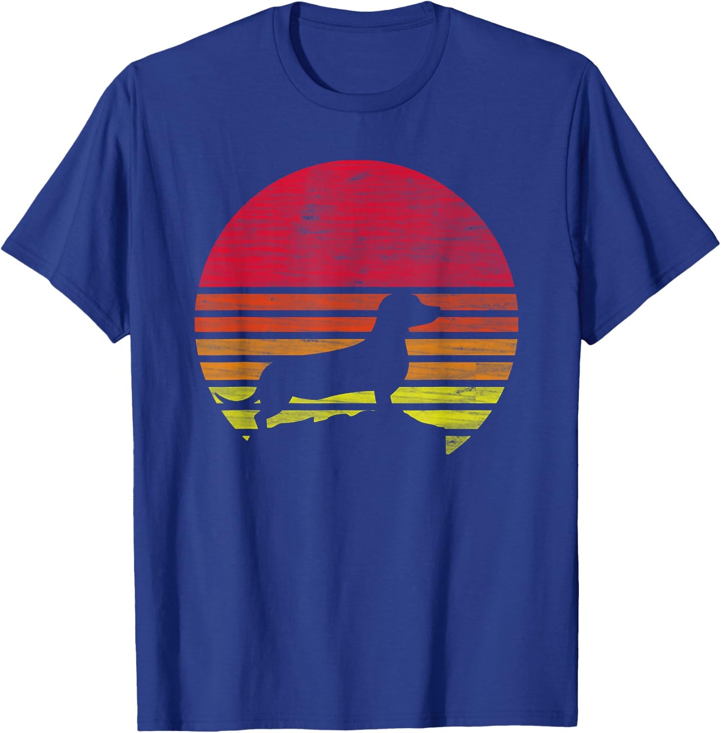 Dachshund Retro T-Shirt - T-Shirt | Royal