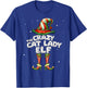 The Crazy Cat Lady Elf Family Matching Group Christmas T-Shirt - T-Shirt | Royal
