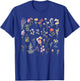 Vintage Flowers Women Wildflower Graphic Floral Gardening T-Shirt - T-Shirt | Royal