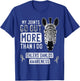 My Joints Go Out Ehlers-Danlos Syndrome EDS Awareness Zebra T-Shirt - T-Shirt | Royal