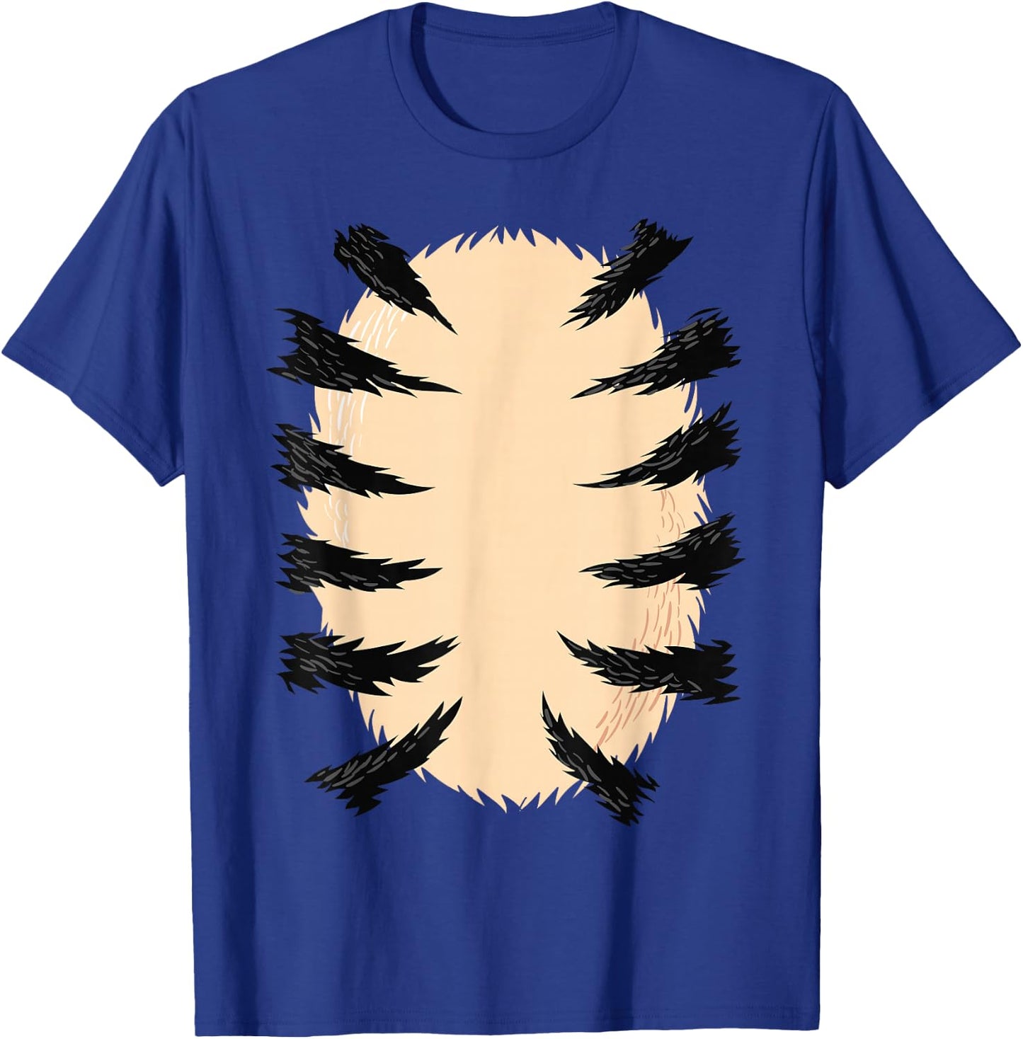 Funny Tiger Halloween Costume Apparel Adult Men Women Kids T-Shirt - T-Shirt | Royal