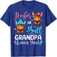 Bull or Heifer Grandpa Loves You Highland Cow Lover T-Shirt - T-Shirt | Royal
