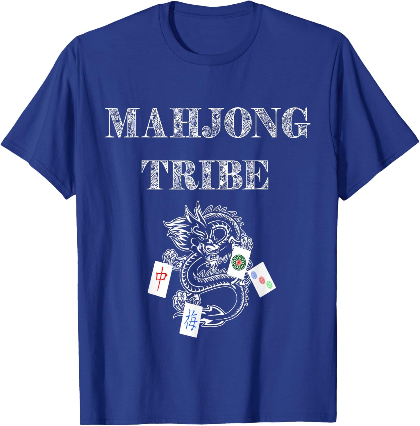 Mahjong Tribe Mah Jongg Tiles Squad Ma Jiang Crew Group T-Shirt - T-Shirt | Royal
