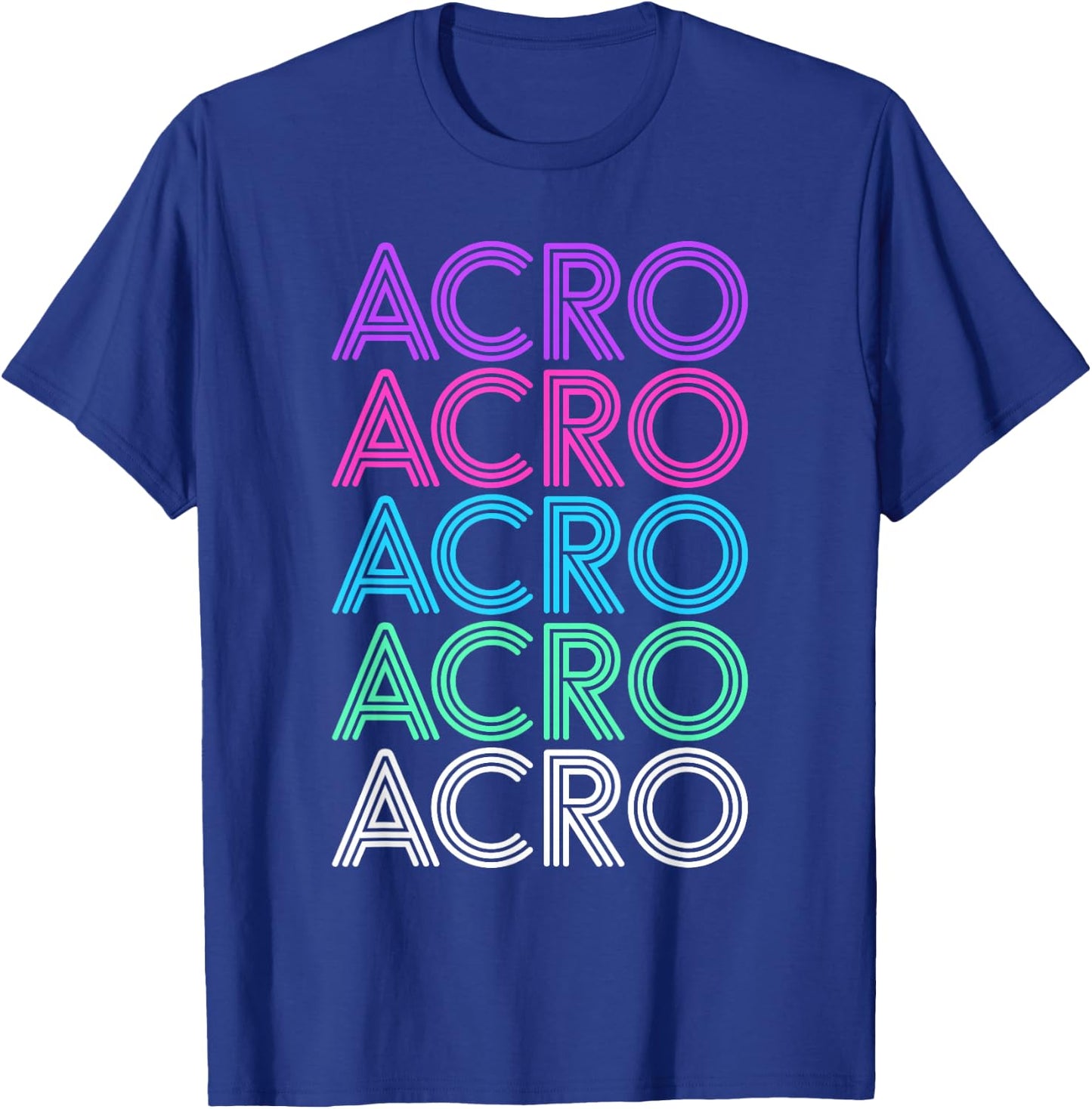 Retro Vintage Acro Dance Gift Women or Girls T-Shirt - T-Shirt | Royal