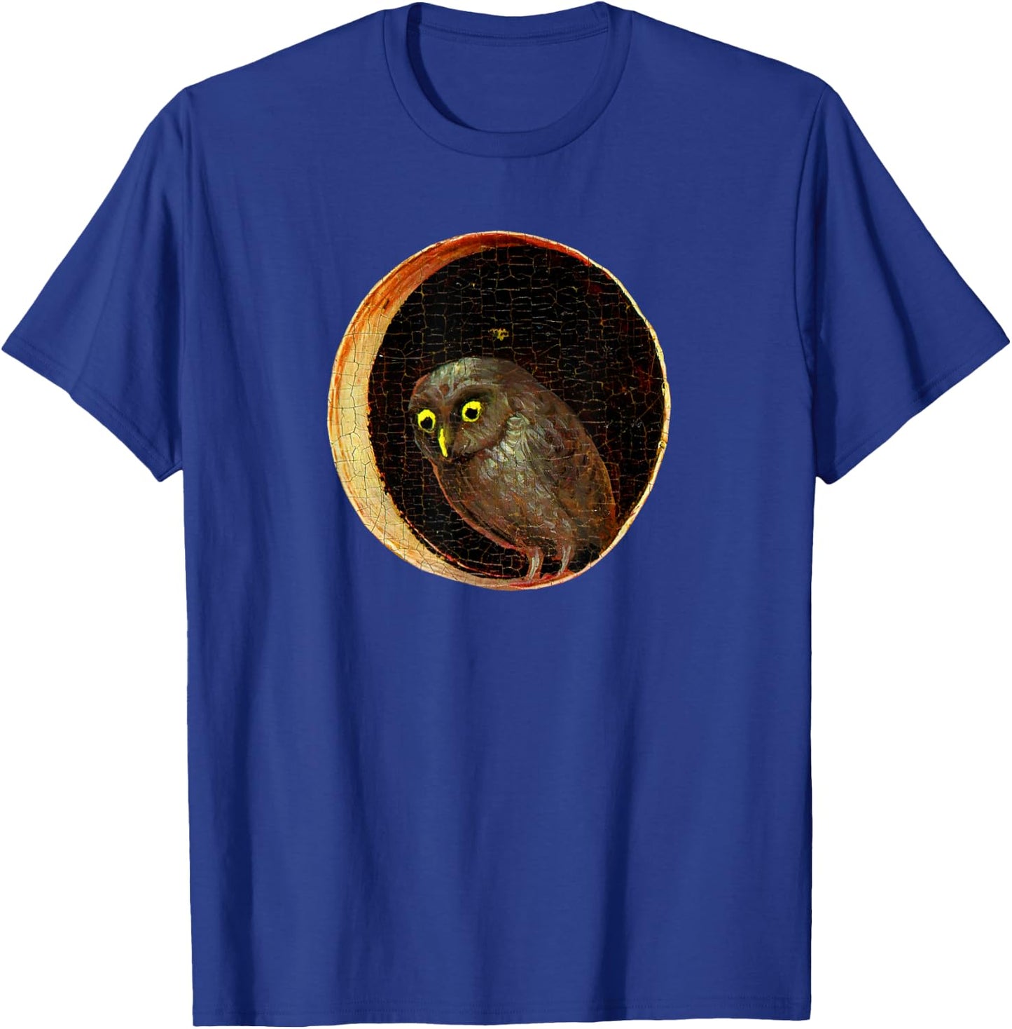 Hieronymus Bosch Owl Garden of Earthly Delights T-Shirt - T-Shirt | Royal