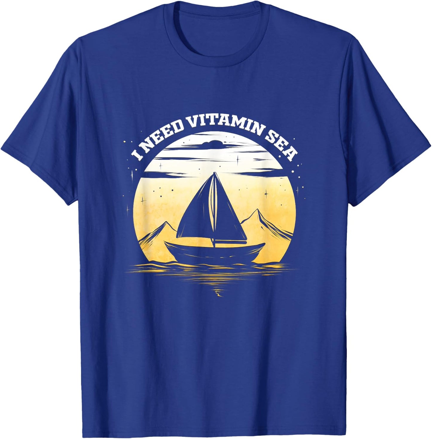 Sail Boat Captain for Sailing Trip Sailboat Sailor Boating T-Shirt - T-Shirt | Royal
