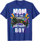 Mom of the Birthday Boy Matching Video Gamer Birthday Party T-Shirt - T-Shirt | Royal