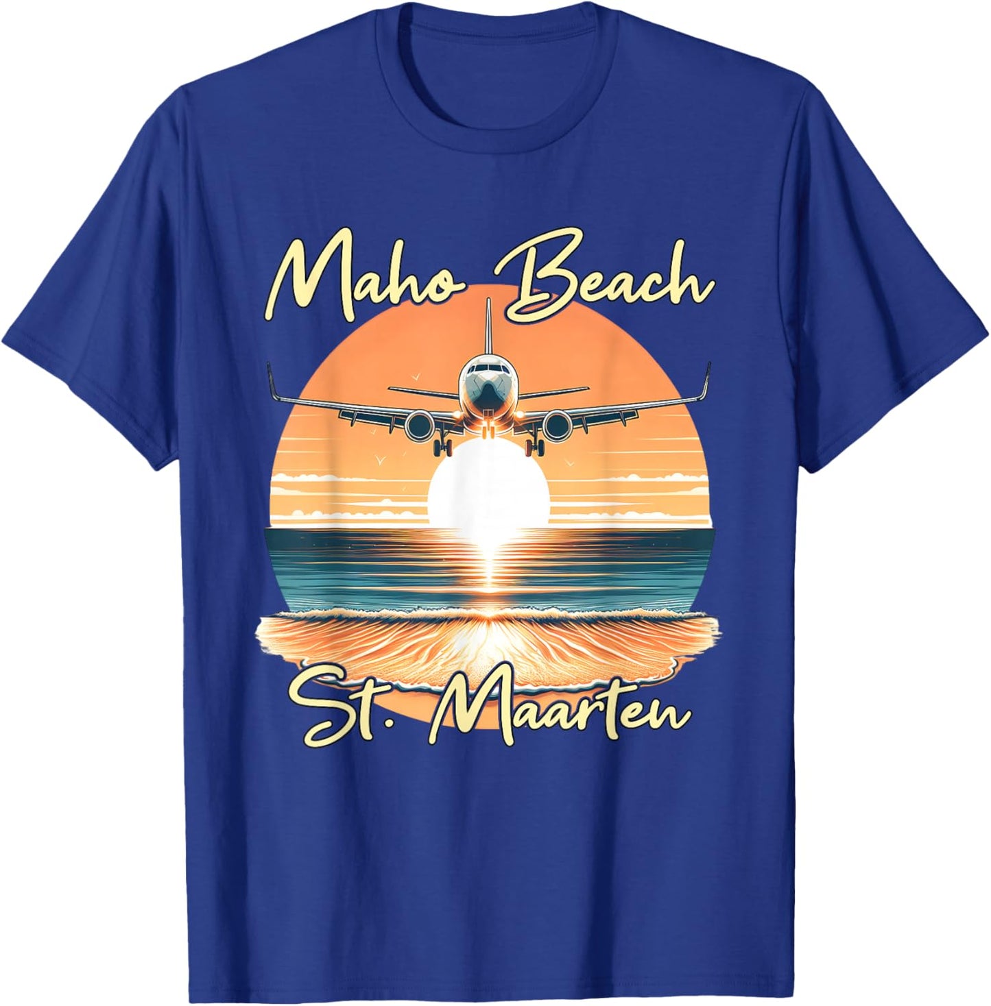 Maho Beach St. Maarten T-Shirt - T-Shirt | Royal