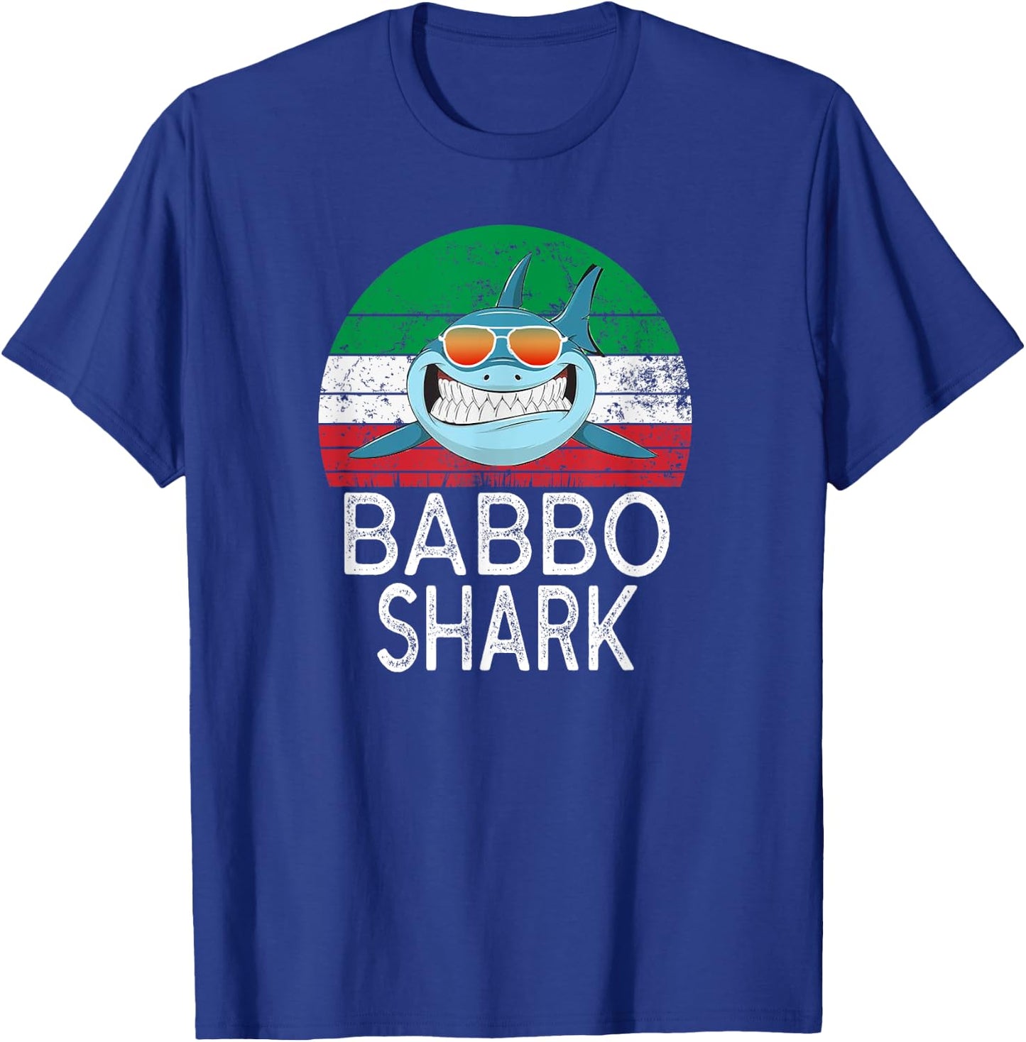 Babbo Shark Italian Dad Funny T-Shirt - T-Shirt | Royal