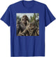 Cat Bigfoot Sasquatch Selfie Photo Funny Retro Classic Humor T-Shirt - T-Shirt | Royal