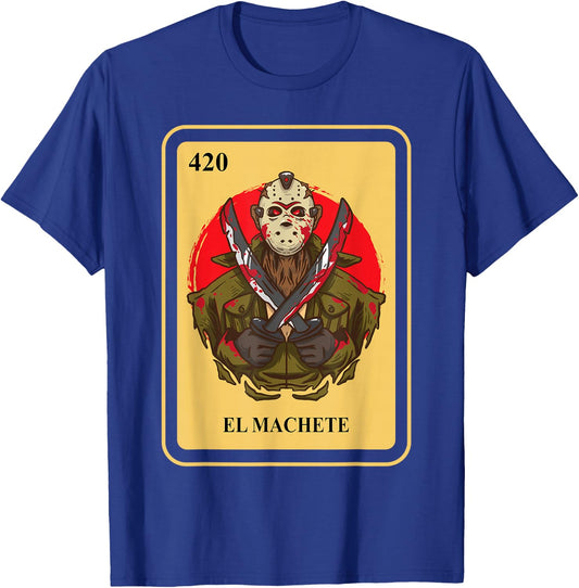Mexican El Machete traditional Bingo Card game T-Shirt - T-Shirt | Royal