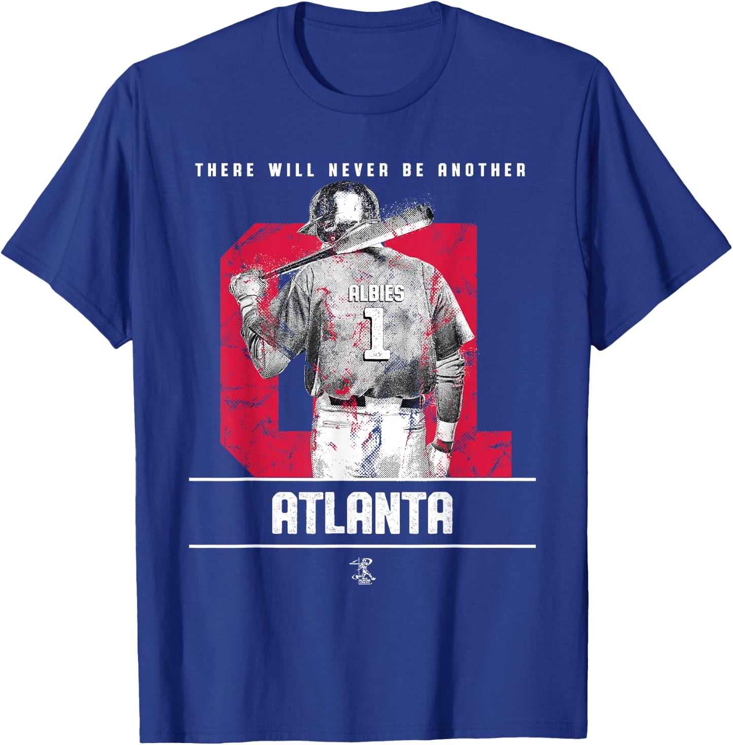 Ozzie Albies - There Will Never Be Another - Apparel T-Shirt - T-Shirt | Royal