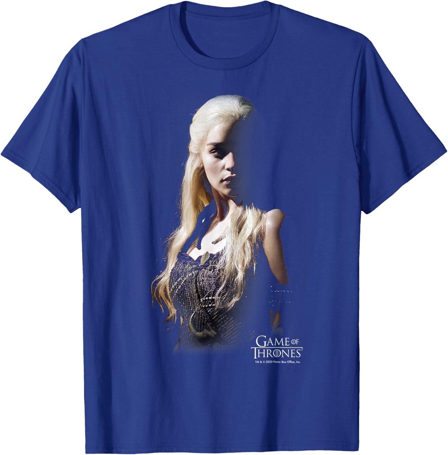 Game Of Thrones Daenerys Targaryen Dark Portrait T-Shirt - T-Shirt | Royal