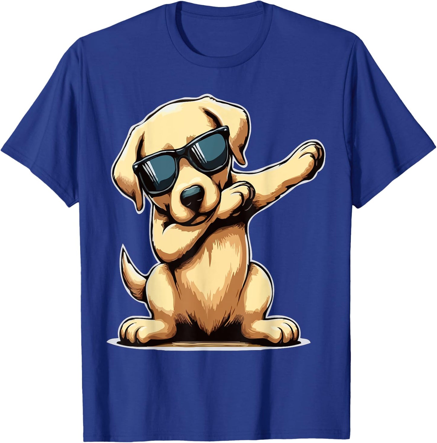 Hip Hop Dance Dabbing Labrador Retriever Dog Dab Women Kids T-Shirt - T-Shirt | Royal