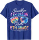 Tie dye Goodbye 4th Grade Hello 5th Grade Summer Student Kid T-Shirt - T-Shirt | Royal