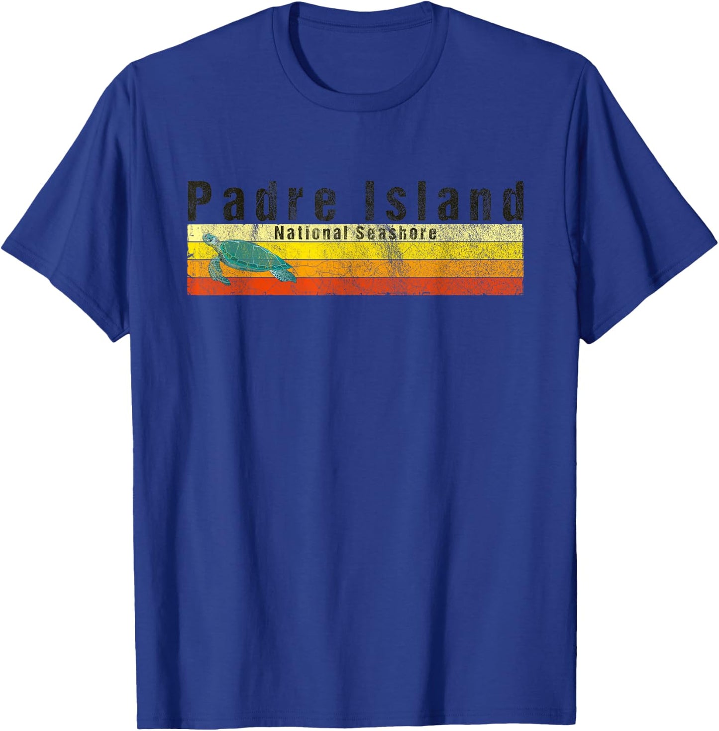 Padre Island National Seashore Sea Turtle T-Shirt - T-Shirt | Royal
