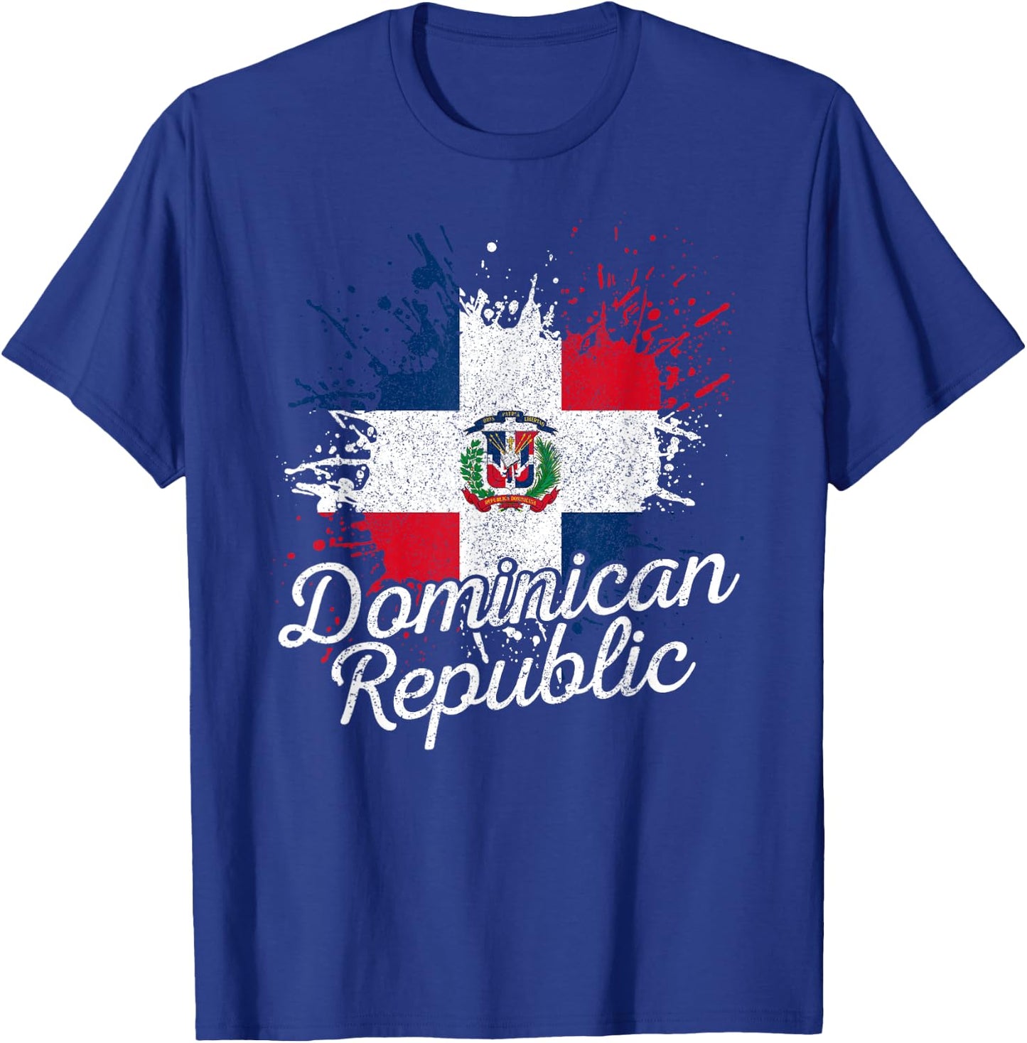 Dominican Republic Patriotic Dominican Flag T-Shirt - T-Shirt | Royal