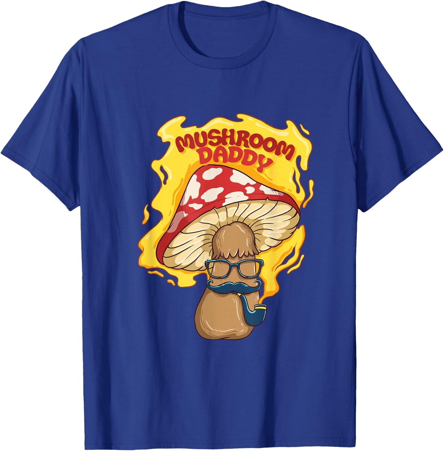 Mushroom Daddy Dad Shirt Morel Mushroom Decor Hunting T-Shirt - T-Shirt | Royal