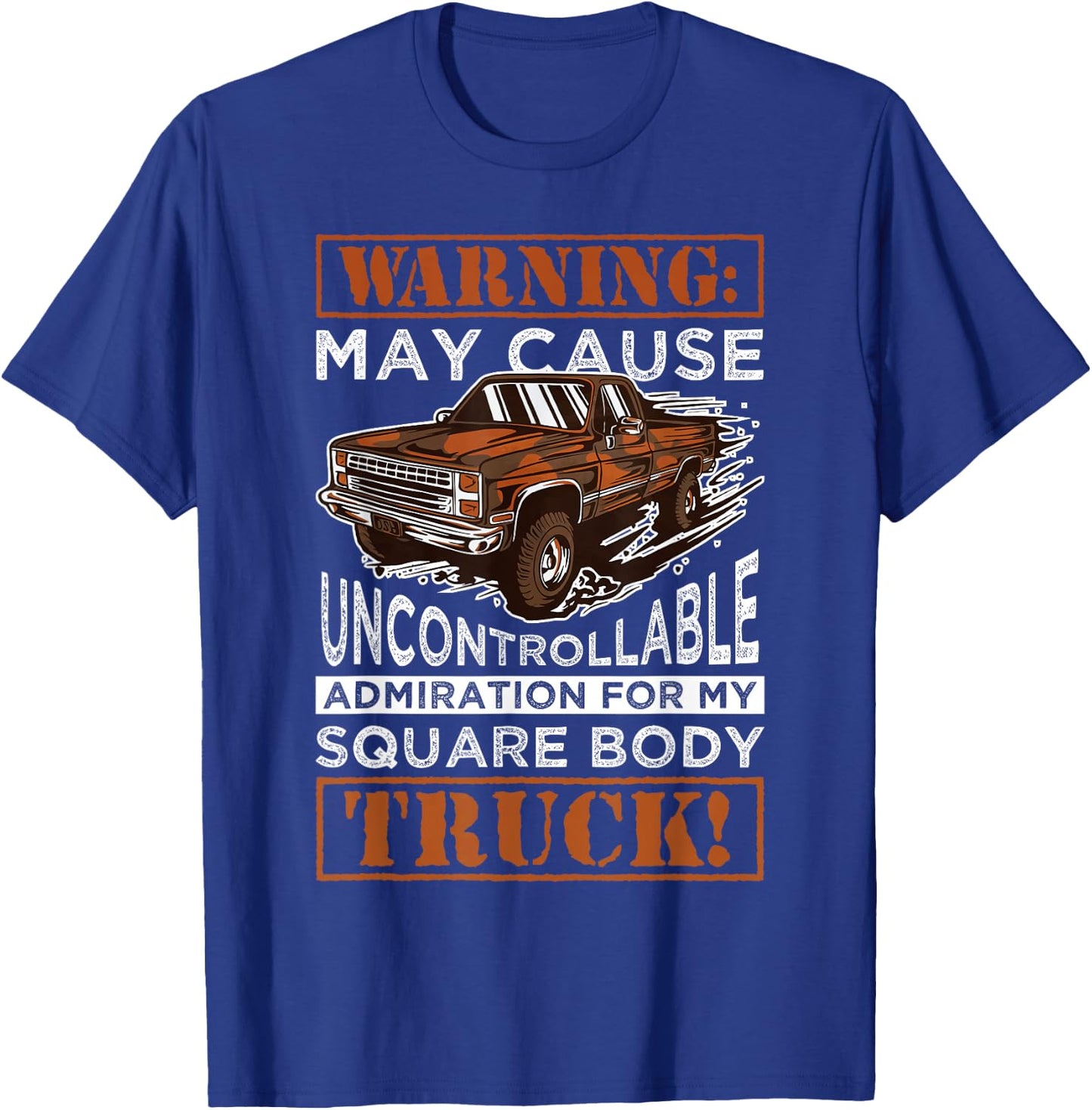 Square Body Truck T-Shirt - T-Shirt | Royal