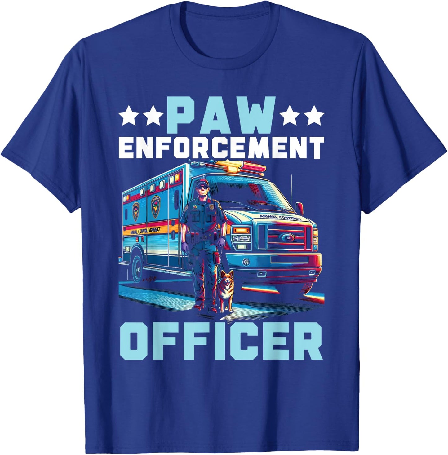 Animal Control Officer Job Occupation Animal Welfare T-Shirt - T-Shirt | Royal