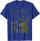 Camo American Flag Buck Hunting Gift Elk Deer Hunter Men T-Shirt - T-Shirt | Royal