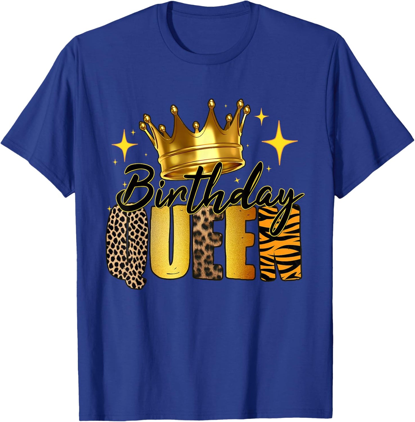 Birthday Queen Of The Birthday Queen Women Bday Party Gift T-Shirt - T-Shirt | Royal