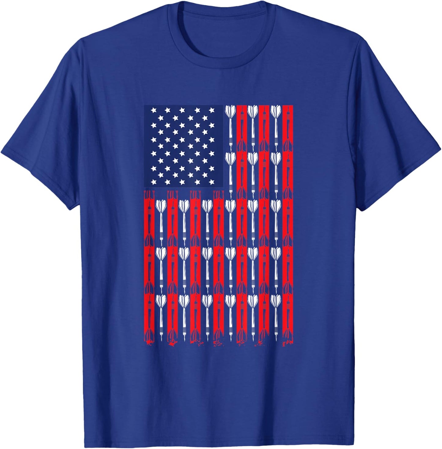 American Flag Darts T-Shirt - T-Shirt | Royal