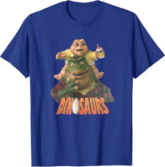 Dinosaurs Earl and Baby T-Shirt - T-Shirt | Royal