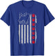 Bernese Mountain Dog American Flag 4th Of July Patriotic Dog T-Shirt - T-Shirt | Royal
