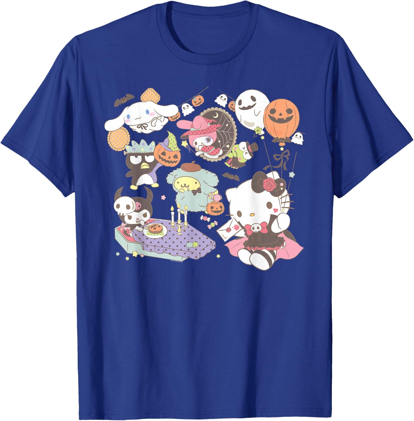 Sanrio Characters Costume Party Halloween T-Shirt - T-Shirt | Royal