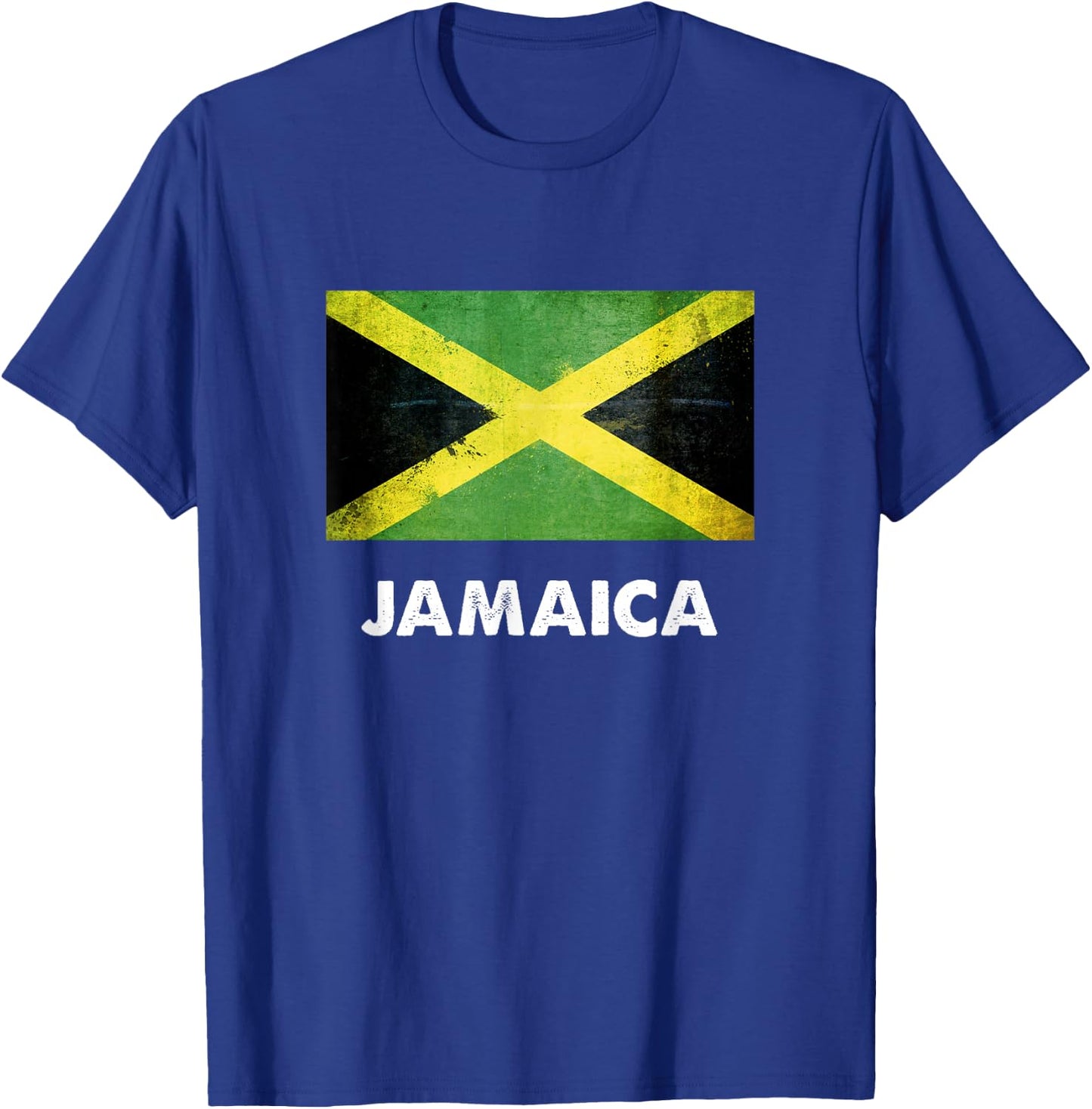 Jamaica Flag Shirt | Jamaican T-Shirt - T-Shirt | Royal